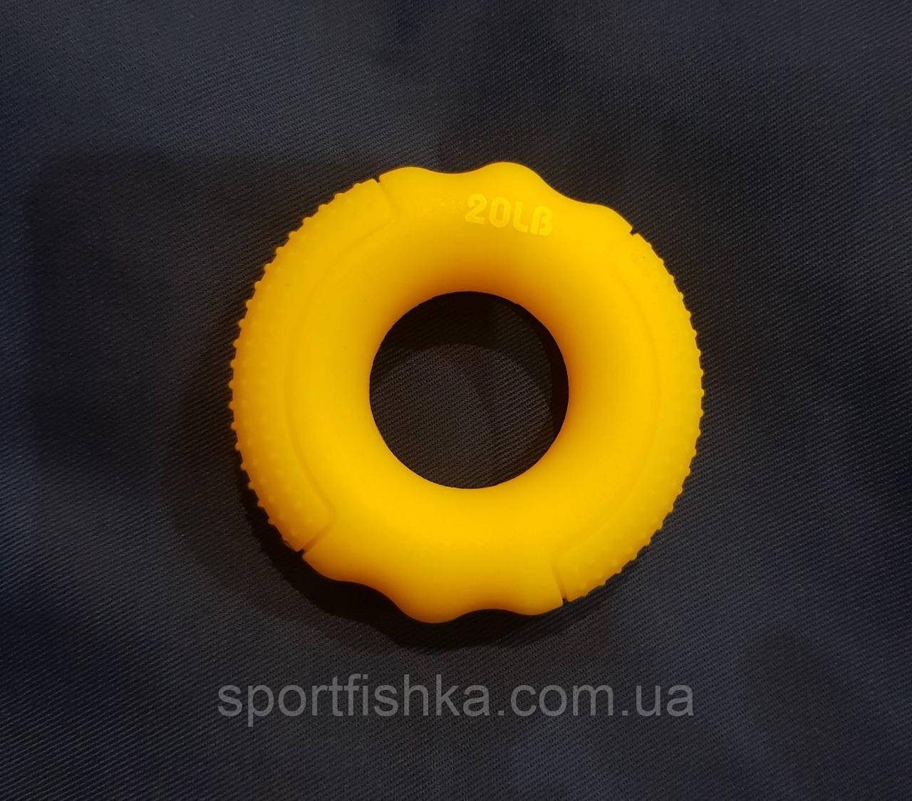 Еспандер кистьовий силікон кільце навантаження 20LB, фото 1