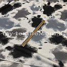 Тринитка без начісу (петля) Білий чорний з сірим, фото 2