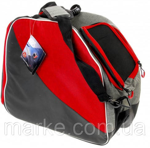 Лыжная сумка для ботинок и шлема Crivit PRO Ski-Tasche серая с красным - фото 1 - id-p1354742254