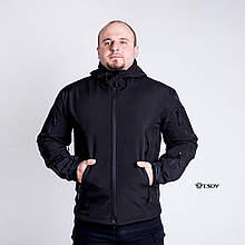 Тактична Куртка Soft Shell ESDY TAC.-01 Black непромокаємий