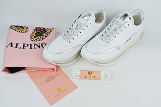 Кросівки жіночі на платформі Alpino 998 36 Білі, фото 2