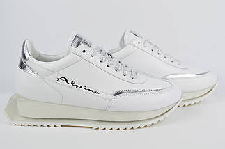 Кросівки жіночі на платформі Alpino 998 36 Білі, фото 4
