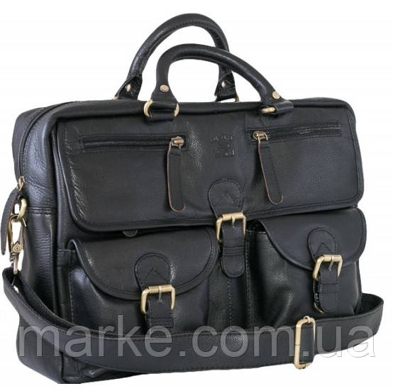 Чоловіча шкіряна сумка-портфель Always Wild CP 146-CBH-58878 чорна