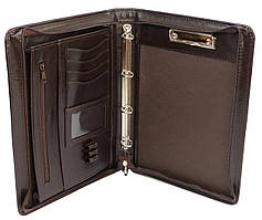 Папка для документів А4 з еко шкіри JPB Польща AK-03N brown