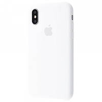 Чехол Silicone Case для iPhone X / Xs White (силиконовый чехол белый силикон кейс на айфон Х Хс 10 с)