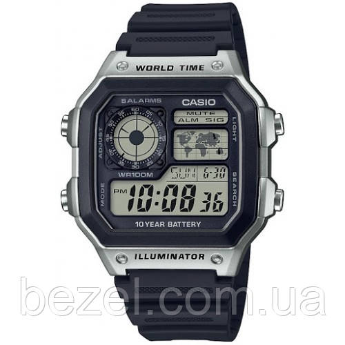 Чоловічий годинник Casio AE-1200WH-1C