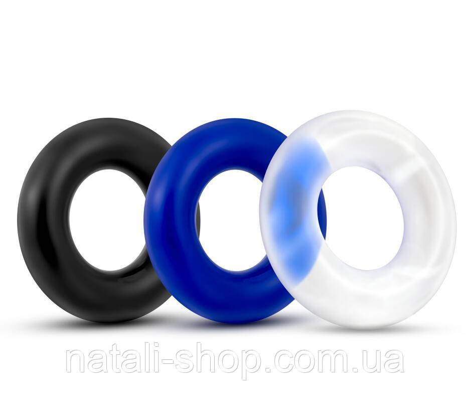 Ерекційні кільця Power Plus Triple Donut Ring Set, фото 1