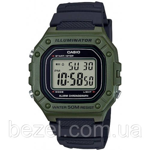Чоловічий годинник Casio W-218H-3AVEF