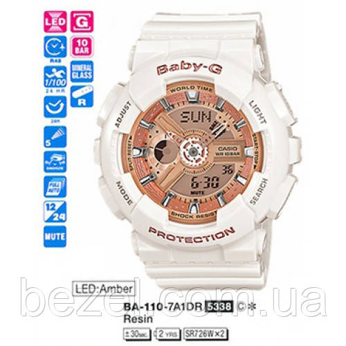 Жіночий годинник Casio BA-110-7A1ER