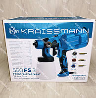 Краскопульт электрический KRAISSMANN 550 FS 3 сопла в комплекте 1.8/2,5/3 мм