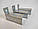 Фасадний кронштейн сканрок (опорний стільчик) 150х100х50х1,5, фото 2
