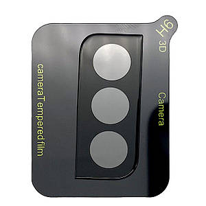 Захисне скло на камеру 3D Color Glass для Samsung Galaxy S21+ (G996) (011237) (black)