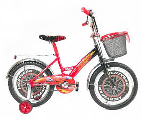 Велосипед Mustang Тачки 16 " з кошиком