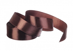 Стрічка атласна 25 мм (шоколадна)