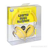 Навушники-гарнітура HAVIT HV-H2172D, yellow (пошкоджена коробка), фото 3