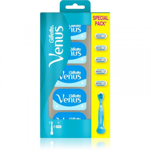 Станок для гоління Gillette Venus Smooth + 5 картриджів
