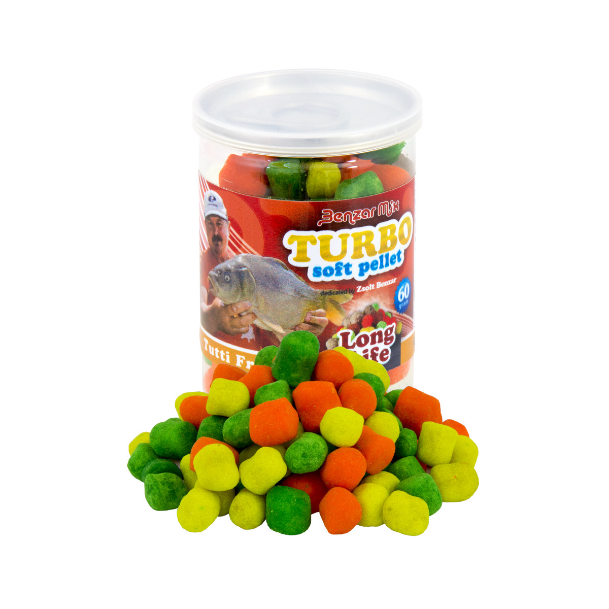 Turbo Soft Pellet Benzar Mix 60г Long Life Tuna - тунець