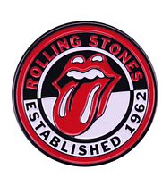 Брошь брошка металлическая The Rolling Stones роллинг стоунз