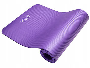 Каучук килимок для йоги та фітнесу Йога мат нековзний 1,5 см Фіолетовий