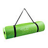Каучук килимок для йоги та фітнесу Йога мат нековзний 1 см Зелений, фото 3