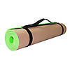 Килимок для йоги та фітнесу Йога мат 0,4 см Зелений SportVida, фото 2