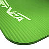 Каучук килимок для йоги Фітнес килимок Йога мат нековзний 1,5 см Зелений SportVida, фото 3
