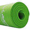 Каучук килимок для йоги Фітнес килимок Йога мат нековзний 1,5 см Зелений SportVida, фото 4