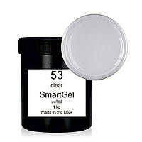 Самовыравнивающийся Гель для ногтей SmartGel №53 Clear 1 кг