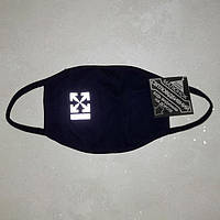 Маска зі світловідбиваючим малюнком "OFF-WHITE"