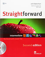 Straightforward (2nd Edition) Intermediate Workbook with Key + CD