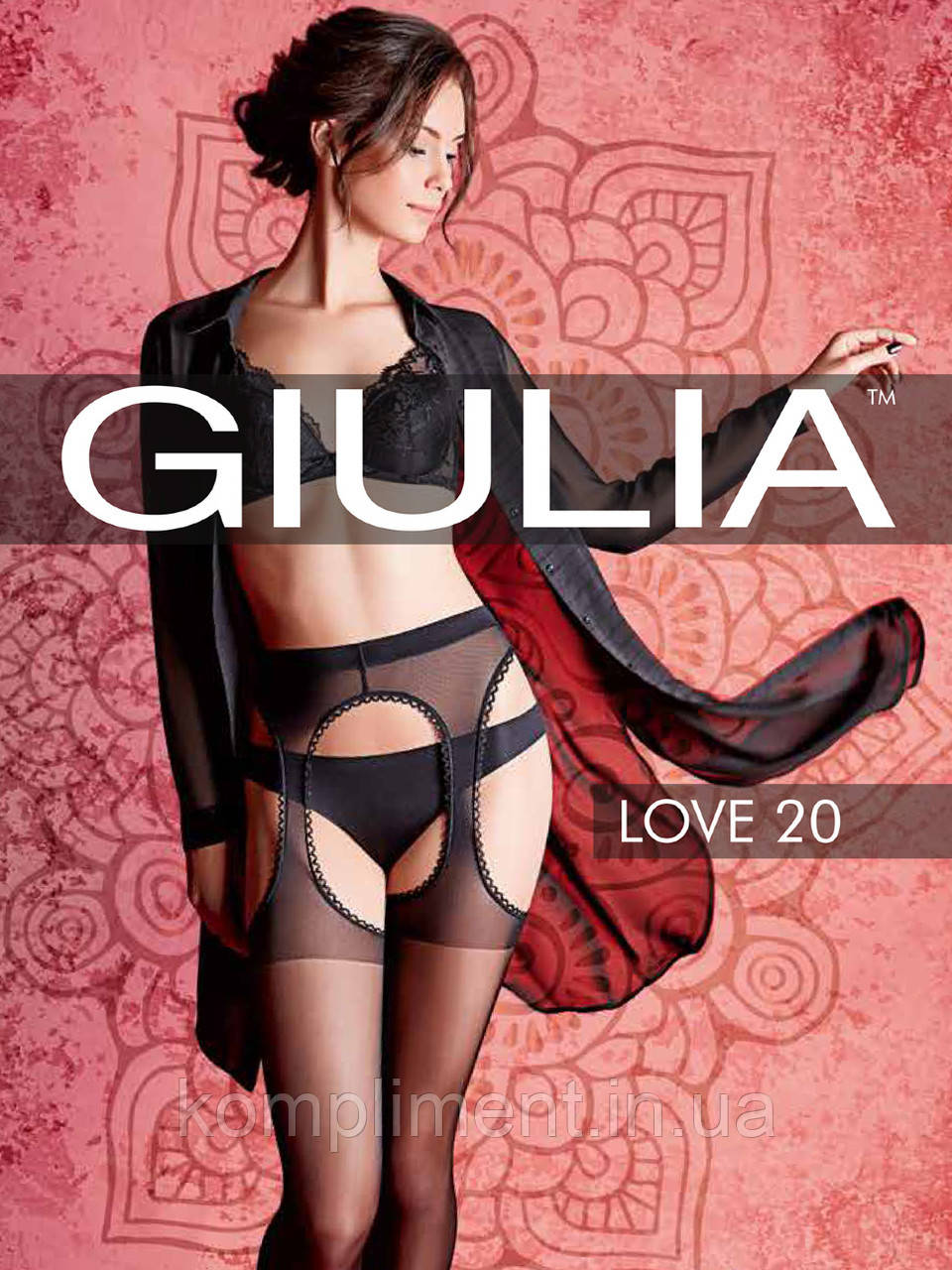 Колготки жіночі еротичні Giulia LOVE 20
