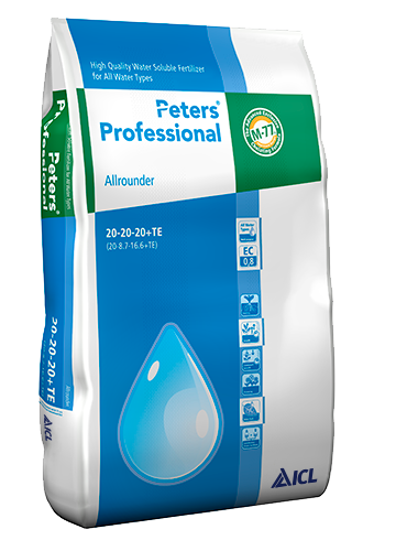 Добриво Peters Professional Allrounder 20-20-20+TE (Здоровий ріст) 15 кг