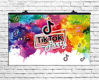 Плакат для праздника Тик Ток-3, 75х120 см