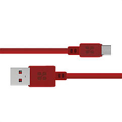 Кабель Promate MicroCord-1 USB-microUSB 2А 1.2 м Maroon (microcord-1.maroon)