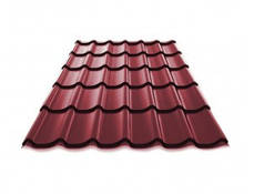 RAL 3005 Листова металочерепиця 0,45 — 0,5 мм (під замовлення в Україні), фото 3