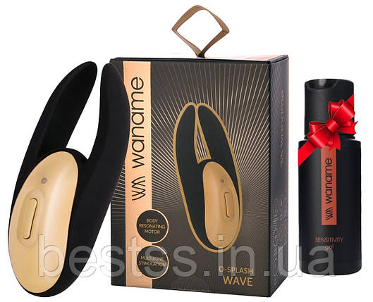 Вібратор Waname D-Splash Wave + Sensitivity Gel, 50 мл, фото 1
