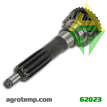 Вал первинний КПП ГАЗ-53 52-1701030-01 (під гайку)