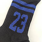 Шкарпетки чоловічі махровий слід, "ЦИФРИ" трекінгова гумка SOCKS р. 25-27, чорні, 20026004, фото 3