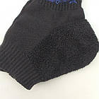 Шкарпетки чоловічі махровий слід, "ЦИФРИ" трекінгова гумка SOCKS р. 25-27, чорні, 20026004, фото 5