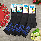Шкарпетки чоловічі махровий слід, "ЦИФРИ" трекінгова гумка SOCKS р. 25-27, чорні, 20026004, фото 7