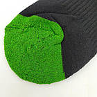 Шкарпетки жіночі, махровый след, "Полосочка", треккинговая резинка, SOCKS, р25-27, с цветной пяткой, темное, фото 2