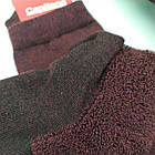 Шкарпетки жіночі махрові стопа високі з орнаментом Capitano 23-25р бордові 20033125, фото 4