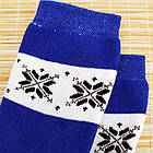 Шкарпетки жіночі махрові високі з малюнком Рубіж-текс 23-25р орнамент сині 20038205, фото 3