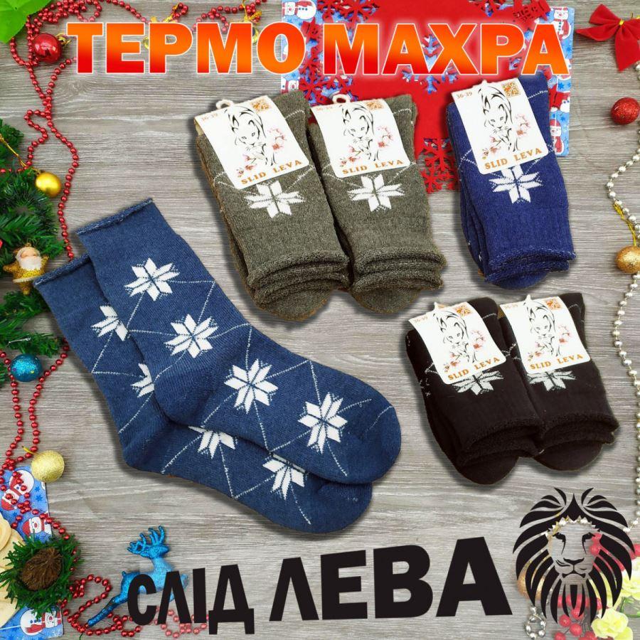 Шкарпетки жіночі махрові високі з малюнком "Слід Лева" 36-39р асорті 20040147