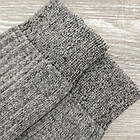 Шкарпетки чоловічі високі рубчик напівшерстяні Нік 27р сірі, фото 5