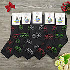 Шкарпетки чоловічі махрові з приколом "ЧЕРЕП KAWS", LUCKY SOCKS, р25-27, чорні, 30024891, фото 2