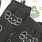 Шкарпетки чоловічі махрові з приколом "ЧЕРЕП KAWS", LUCKY SOCKS, р25-27, чорні, 30024891, фото 4