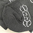 Шкарпетки чоловічі махрові з приколом "ЧЕРЕП KAWS", LUCKY SOCKS, р25-27, чорні, 30024891, фото 6