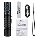 Ліхтар Wurkkos FC11 + 3000mAh Оригінальний Акумулятор 18650 (1300LM, 5000k Нейтральне світло, Samsung LH351D, USB-C), фото 8
