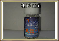 Паяльні кульки BGA 0,55 мм (12500шт)